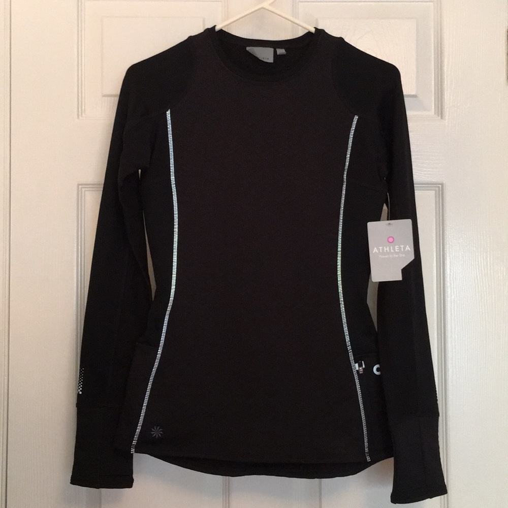 Athleta Heat Zone Top Blk